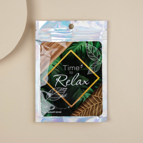 Массажер для стоп Мыльница "Time to relax" 6,5х9 см пластик твердый 7370985 фото 3 Массажер для стоп Мыльница "Time to relax" 6,5х9 см пластик твердый 7370985 фото 3