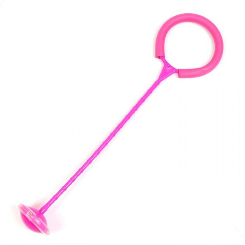 Скакалка (нейроскакалка) с колесом розовый 998877 фото 5
