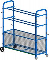 Тележка со снарядами (металл) 226 предметов для гимнастики 995445