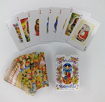 Карты 54 шт "Матрешка" в белой упаковке 02072