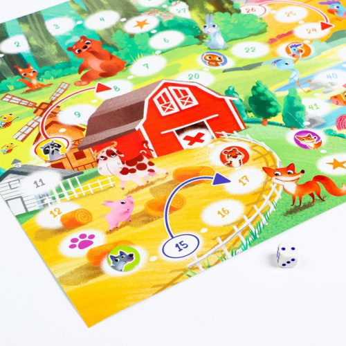 Игра-ходилка "Веселые зверята" 5079784 фото 4