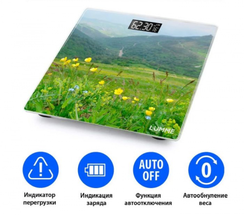 Весы напольные электронные Lumme LU-1328 26x26 см 120 кг 997385
