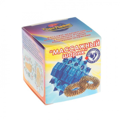 Массажер Су-чжок (су-джок) пружинка на пальцы 2 шт (20 шт/кор) 1310891 фото 10