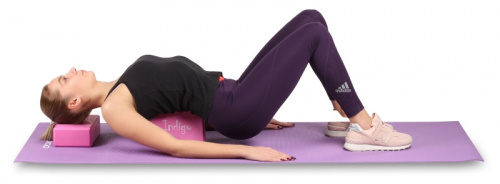 Кирпич для йоги фиолетовый Indigo 6011 00399 фото 2