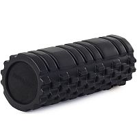Ролик массажный для йоги 33*13 см черный Harper Gym EG02 361224