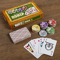 Игра Покер 88 фишек картонная упаковка 3809538