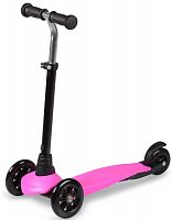 Самокат 3-колесный (2 кол спереди) розовый Indigo Brave IN245 02522