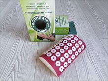 Аппликатор игольчатый (валик) 140х230 мм для шеи красный 998332