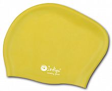 Шапочка для плавания SC 800/806 для длин.волос Желтый Indigo силикон 03155