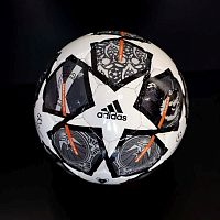 Мяч футбольный №4 ADIDAS ISTAMBUL 21 FINAL бело-черный 05003