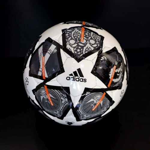 Мяч футбольный №4 ADIDAS ISTAMBUL 21 FINAL бело-черный 05003