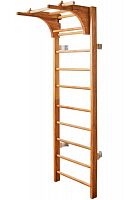 Шведская стенка деревянная 2,47 х 0,74 м с турником-брусьями Бэквуд 996417