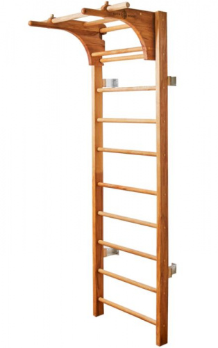 Шведская стенка деревянная 2,47 х 0,74 м с турником-брусьями Бэквуд 996417 Шведская стенка деревянная 2,47 х 0,74 м с турником-брусьями Бэквуд 996417