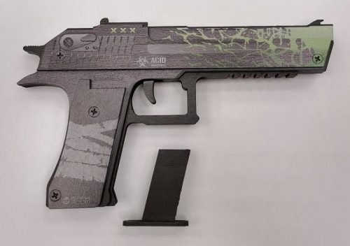 Макет Пистолета с длинным стволом Desert Eagle Инфекция Infection (съемная обойма) Standoff 00637