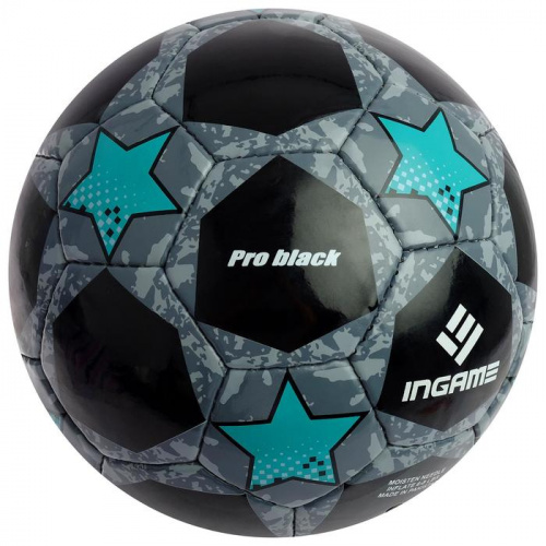Мяч футбольный №5 Ingame Pro Black 2020 5073186 фото 2
