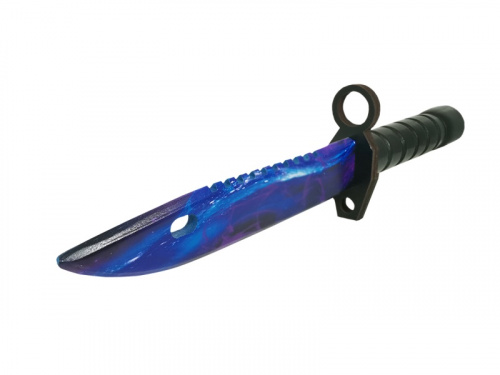Макет ножа Штык-нож фанера М9 V2 6 мм Волны сапфира 0037 998504