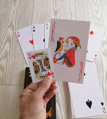 Карты 54 шт для покера большие 10,5х16,5 см 97616 фото 2 Карты 54 шт для покера большие 10,5х16,5 см 97616 фото 2