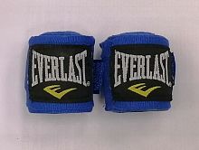 Бинты боксерские 3 м х/б+эластан синий Everlast 06291