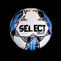 Мяч футбольный №4 SELECT бело-синий 05062