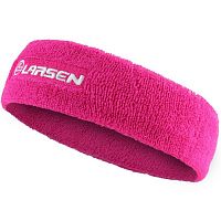 Повязка для головы махровая розовый 140-1A bright rose 365748
