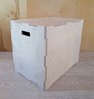 Тумба для запрыгиваний (плиометрический бокс) фанера, 50*60*75 см 996480