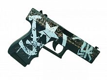Макет Пистолета фанера Glock (Глок) Повстанец (резинкострел) 0141 998538