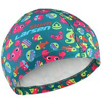 Шапочка для плавания детская Lyc LC104 зелено-розовая 365361