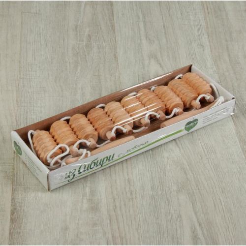 Массажер ленточный деревянный МА3223 зубчатый 1403386 278764 фото 4