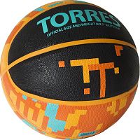Мяч баскетбольный №7 Torres TT черно-оранжевый 11722