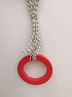 Кольца гимнастические дерево красный 16 см 998255