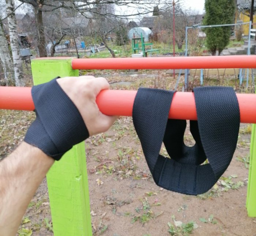 Лямки для турника 50 мм, разм 66, кольцо прямое (2 шт) 996970 фото 2