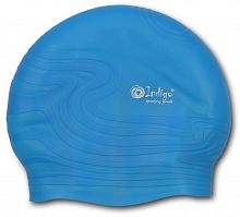 Шапочка для плавания детская SC 300/308 "Волна" голубой силикон 17760