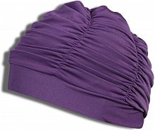Шапочка для плавания для душа (с драпировкой) Lycra фиолетовый SM-092 03186