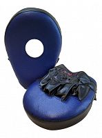 Лапа боксерская парная изогнутая Rage Base сине-черная 05351
