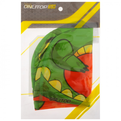 Шапочка для плавания детская Lyc Крокодильчик оранж-зел 1521008 фото 4 Шапочка для плавания детская Lyc Крокодильчик оранж-зел 1521008 фото 4