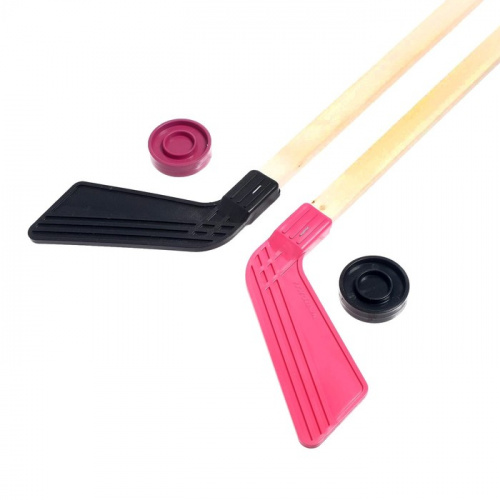 Клюшка 2 шт + 2 шайбы 80 см набор "Хоккей" КХ-2-55 2749885 фото 5 Клюшка 2 шт + 2 шайбы 80 см набор "Хоккей" КХ-2-55 2749885 фото 5