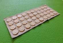 Аппликатор игольчатый (коврик) 140х320 мм лен 998211