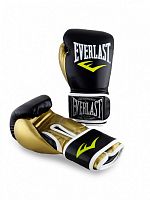 Перчатки боксерские 10 унц Everlast черно-золотой 03103