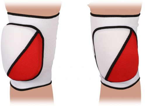 Наколенник L 2009А Indigo белый/красный 17133