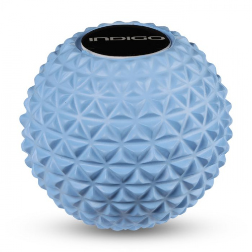 Мяч массажный 08,5 см (шарик) голубой IN276 02707