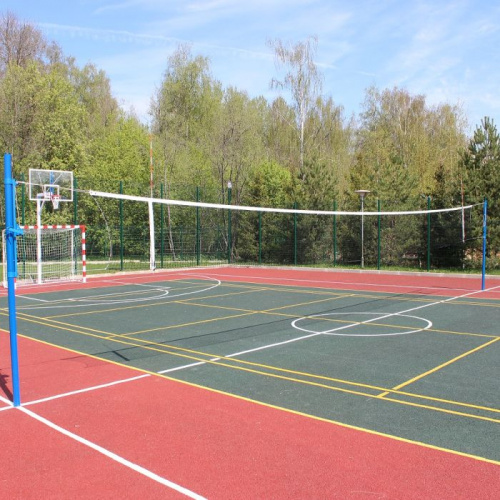 Стойка для волейбола (стойки волейбольные) со стаканами 51673 фото 3