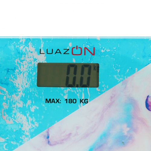 Весы напольные электронные LuazON LVE-020 синий 180 кг 3782762 фото 3