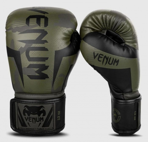 Перчатки боксерские 12 унц Venum Stone зеленый 06617