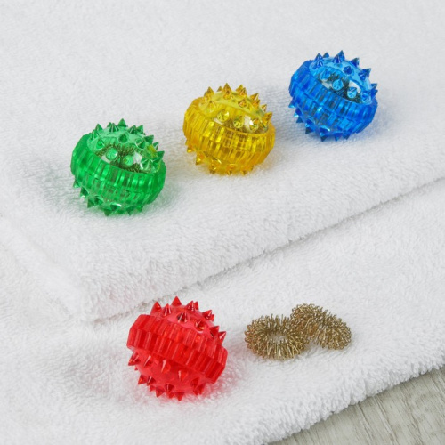 Массажер Су-чжок (су-джок) пружинка на пальцы 2 шт (20 шт/кор) 1310891