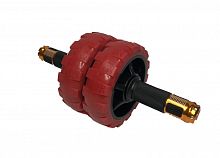 Ролик 2 колеса (трактор) черно-красный, тяжелый 2055 00791