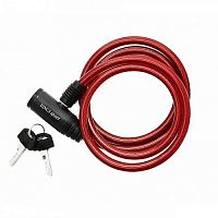 Замок вело 1200 х 8 мм VS 102.102 красный Vinca Sport 351253