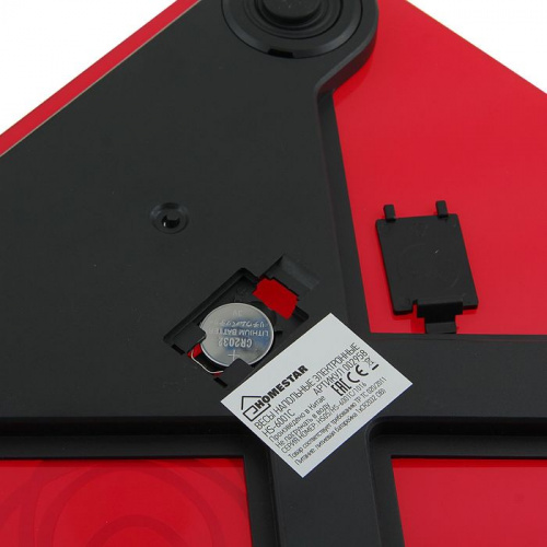 Весы напольные электронные красные до 180 кг Homestar HS-6001C/2136887  фото 5