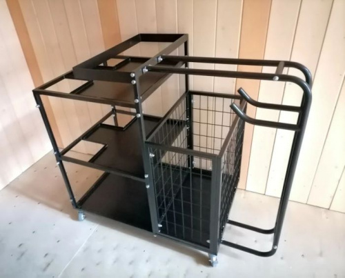 Тележка для спортинвентаря (металл) 127x65x110 см.995324