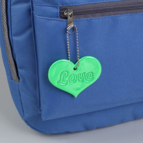 Брелок светоотражающий "Сердце" (Love) 6,5х5,5 см 1847923 фото 3