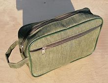 Косметичка зеленая 71032-2 25х17х8 см ЗФТС